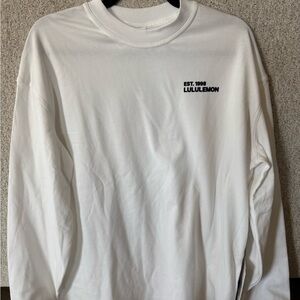 Lululemon Heavyweight Cotton Crewneck Long Sleeve, size Small. NWT!